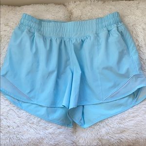 lululemon hotty hot long light blue size 6